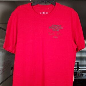MENS RED JORDAN T-SHIRT MEDIUM